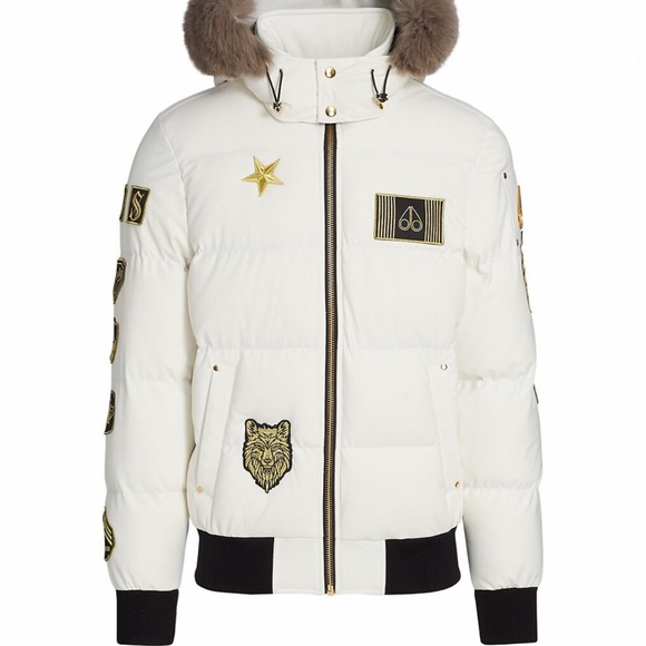 Moose Knuckles Other - Moose Knuckles Bedeque down bomber jacket in white